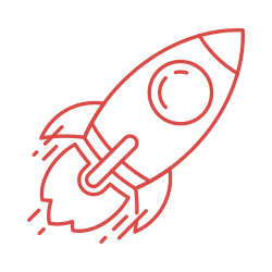 rocket red icon