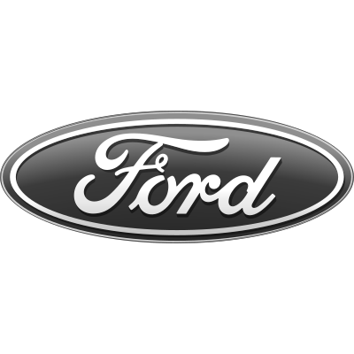 ford logo bw